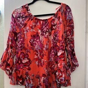 Lucky brand off the shoulder shirt
